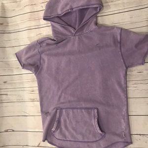 Hollister Hooded Short Sleeve Sweater